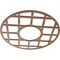 Ekena Millwork O'Neal Wood Fretwork Pierced Ceiling Medallion, Walnut, 26"OD x 9 1/2"ID x 1/4"T CMWP26X26X0250ONWA - alternate 2